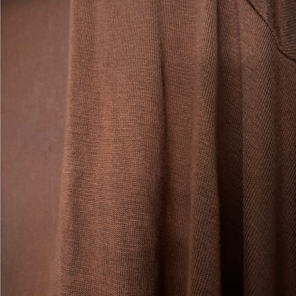 H&M Flowy Rust Colored Cardigan - Picture 2 of 3